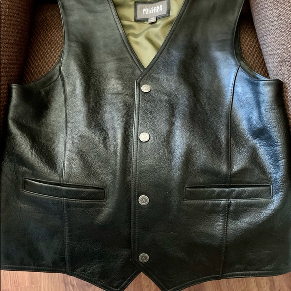 Wilson’s Leather Vest. Size M. Very little wear if any. - Picture 2 of 3